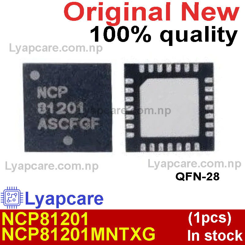 (1piece) NCP81201  NCP81201MNTXG  QFN-28