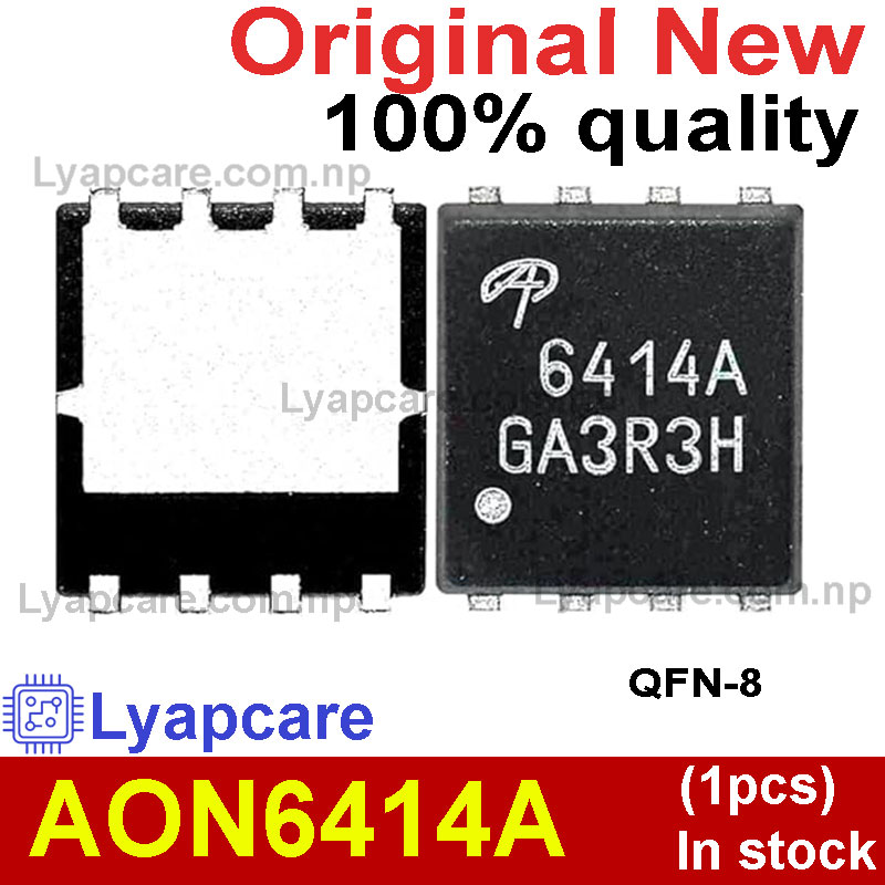(1piece) 100% New AON6414A AO6414A AON 6414A 6414 – QFN-8 Chipset Integrated Circuit IC 30V 50A N-Channel MOSFET
